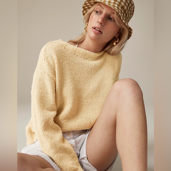 J.Crew Relaxed crewneck beach sweater BX497 - Picture 2 of 11